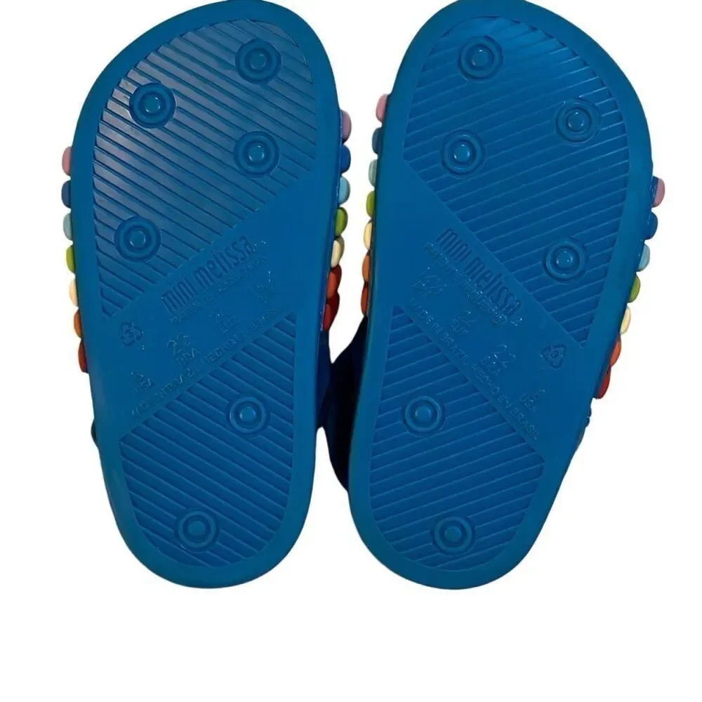 Mini Melissa Rainbow Beach Sandals